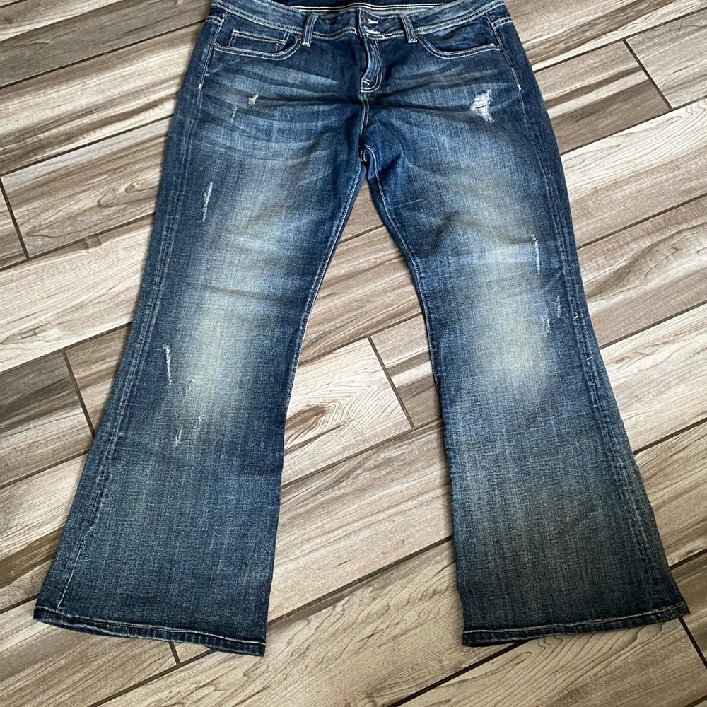 Vigoss Distressed Flare Jeans